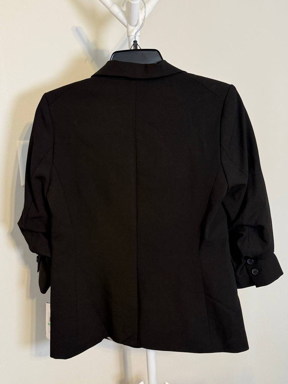 DKNY Ruched‑Sleeve One‑Button Blazer – Size 8P – NWT – $139
