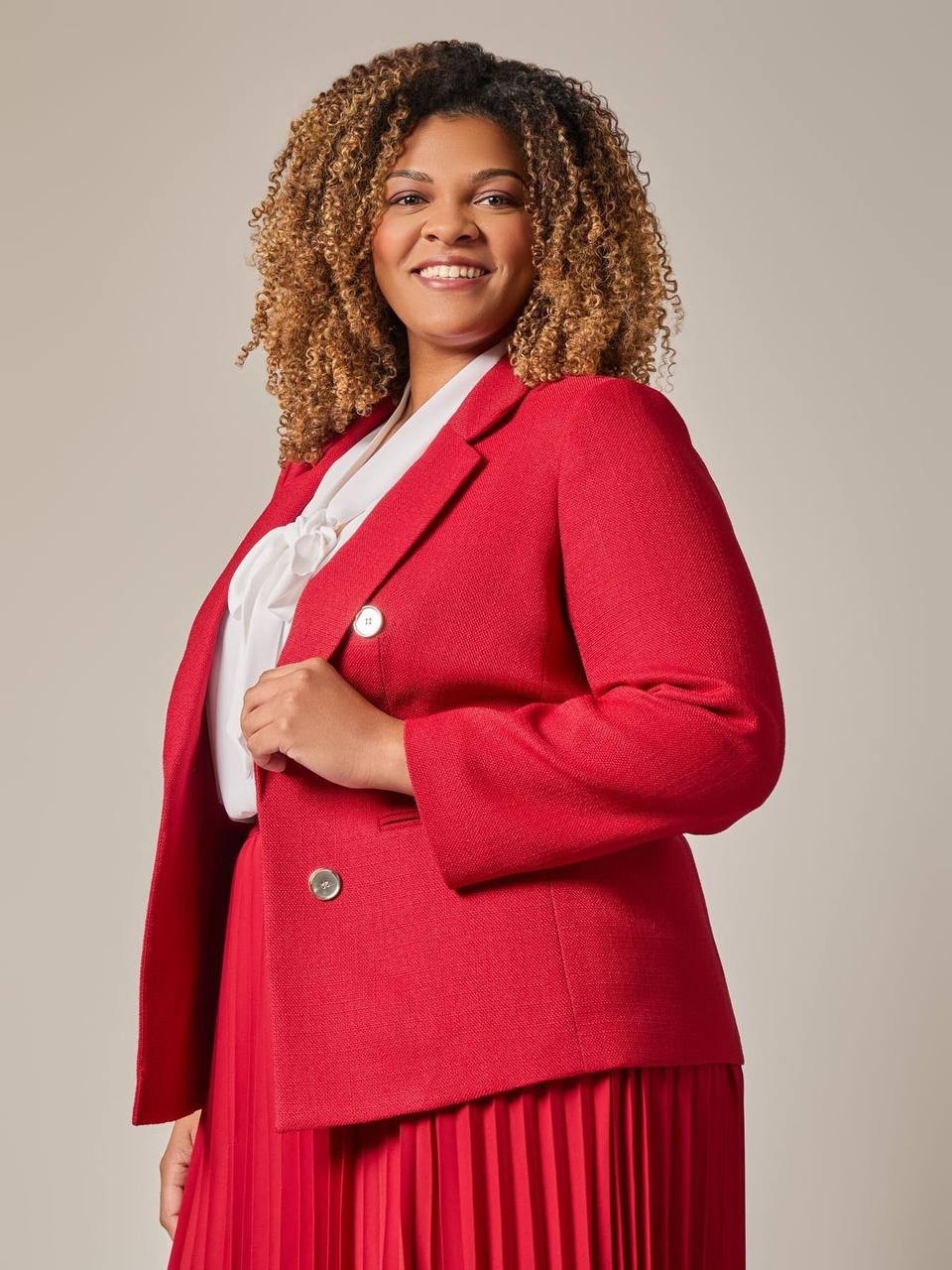 Kasper Double Breasted Jacket Crimson Red Size 2X NWT $119 – Classic Power Blaze
