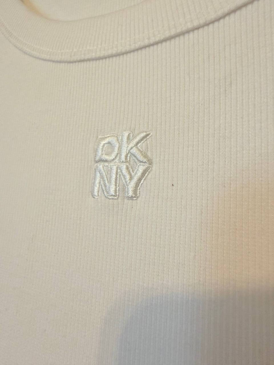 DKNY JEANS Mixed‑Media Midi Tank Dress – Size L – NWT – $129