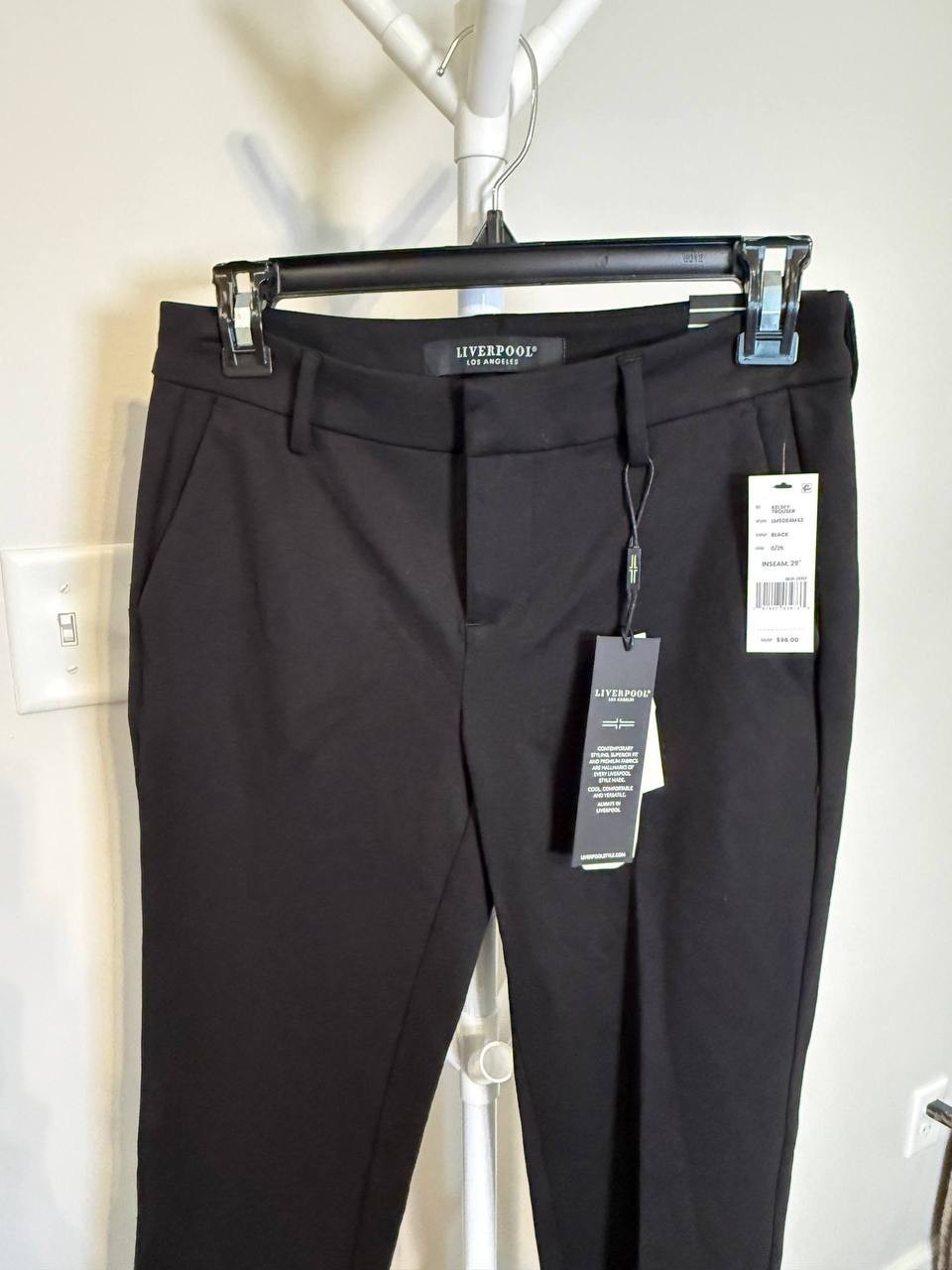 Liverpool Kelsey Trouser – Size 0/25 – NWT – Black – $98