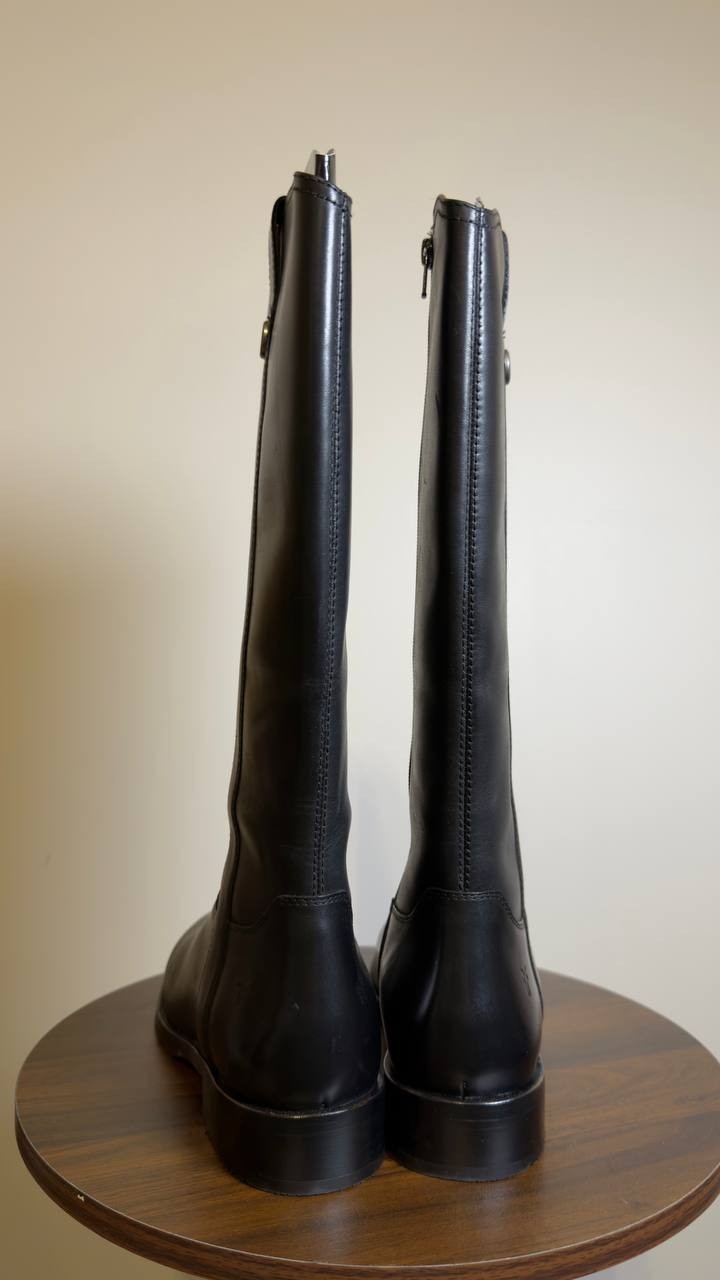 Frye Tall Boots Black 8.5 M New $318.00