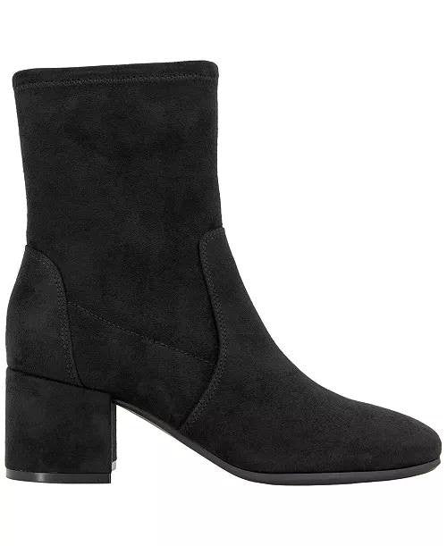 Kenneth Cole Reaction Roxy Dress Booties Black 9.5M Block Heel $99 NWB