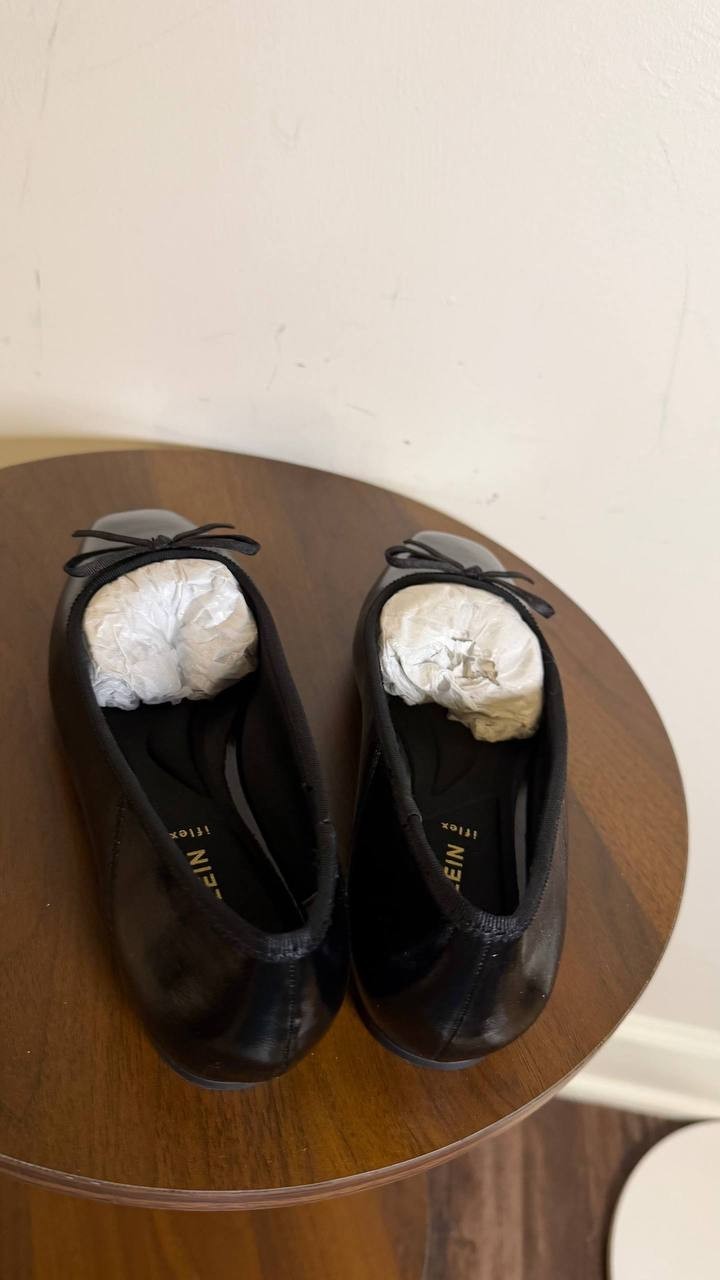 Anne Klein Women’s Aspen Snip Toe Ballet Flats Black 5.5M New With Box $85