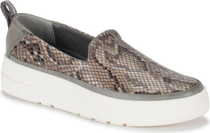 Baretraps Nevin Sneakers 8M Slate Snake Synthetic Slip‑On Comfort NIB msrp$75