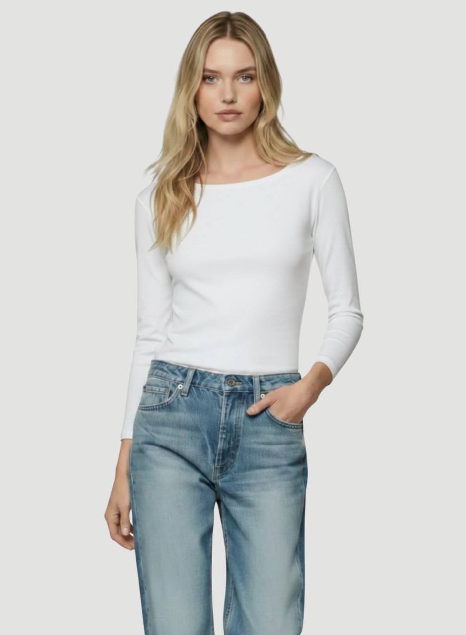 Majestic Filatures Women’s Soft Touch Boatneck T‑Shirt Blanc 4 NWT $135