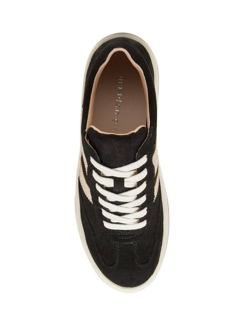 Madden Girl Black Multi Microsuede Platform Sneakers 8.5M NIB MSRP $65