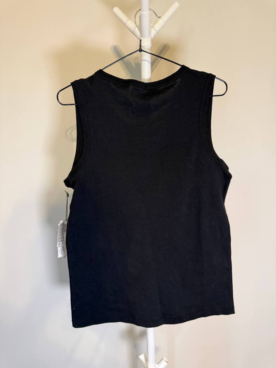 Three Dots Ribbed Crew‑Neck Tank – XL – Black – NWT – $40