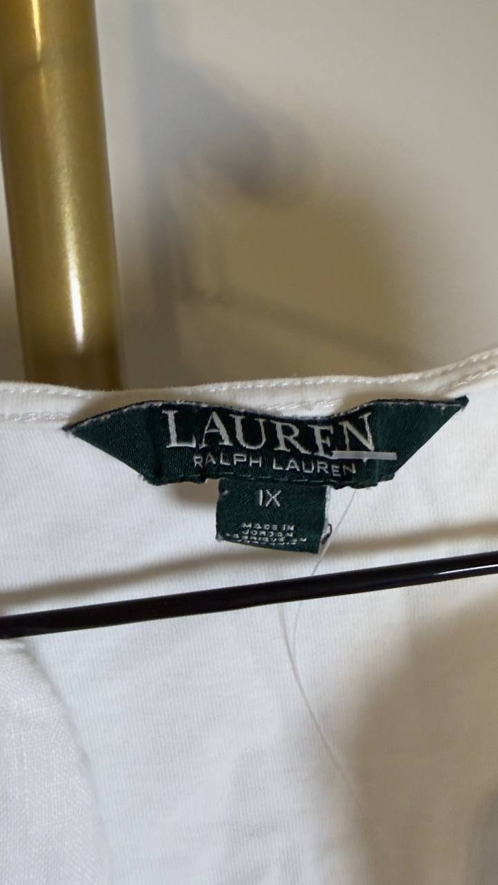 Lauren  Ralph  Lauren  Plus  Size  Tunic  White  1X Pre‑Owned   $79.50
