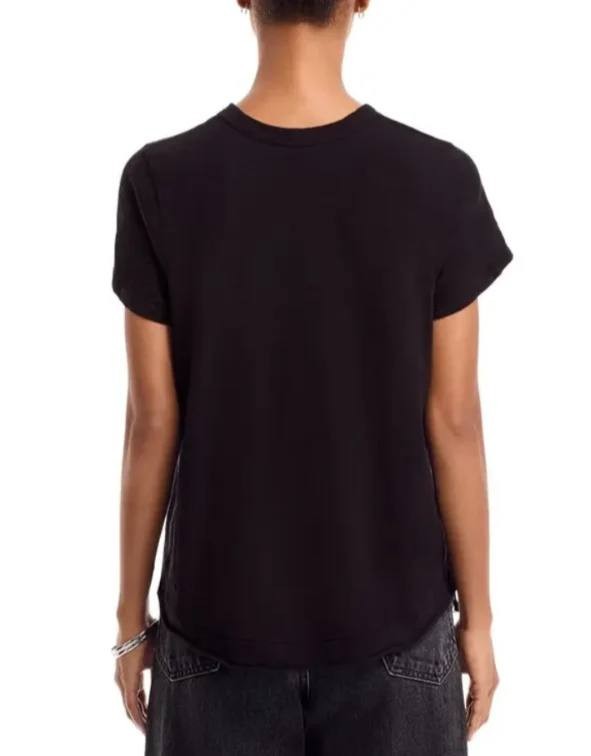 Wilt Boxy Mixed Media Hem Tee – Black – XS – NWT – $117