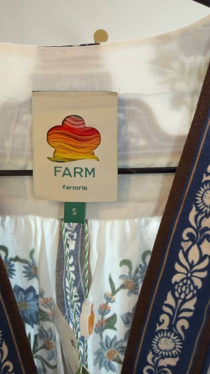 FARM Rio Manoela Off White Romper S NWT
