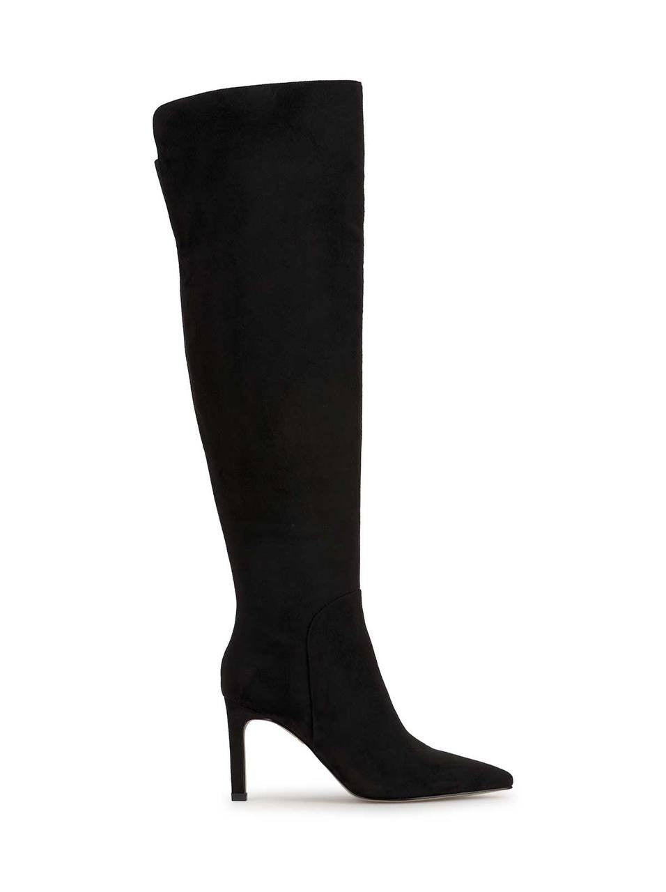 Jessica Simpson Earon High Boots Black 9.5M WC Faux Leather $149 NWOB