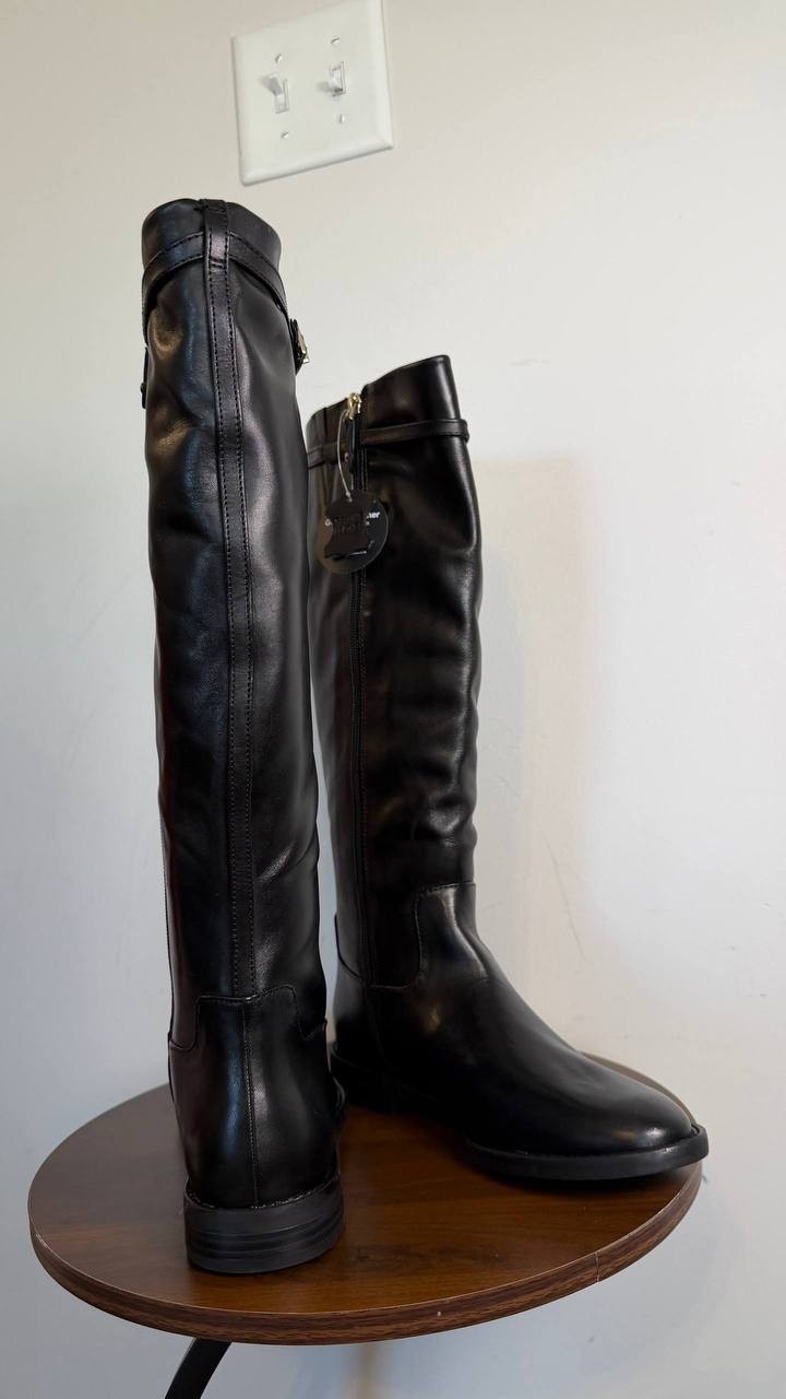 INC Britta Women’s Riding Boots Black 8.5M Leather $189.90 NWB
