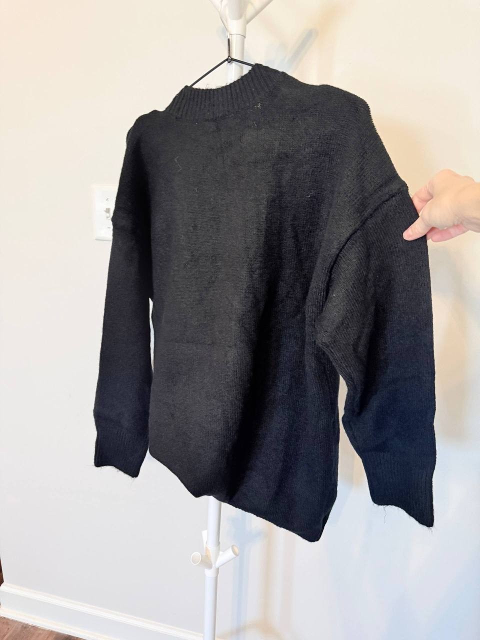 Vince Camuto Cozy Open‑Front Cardigan – Black – Size M – NWT – $89