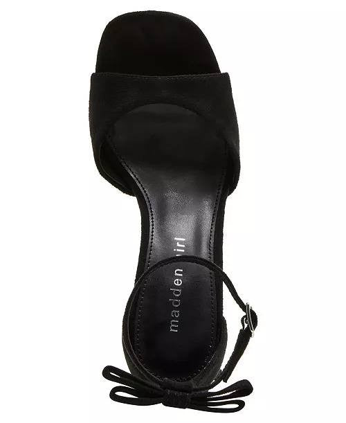 Madden Girl  Dress Sandals  Black  8  New  $65