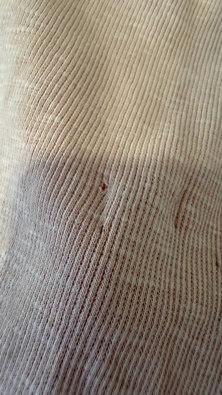 Lucky Brand Lace Yoke Henley Knit Top Rose Smoke L Damaged