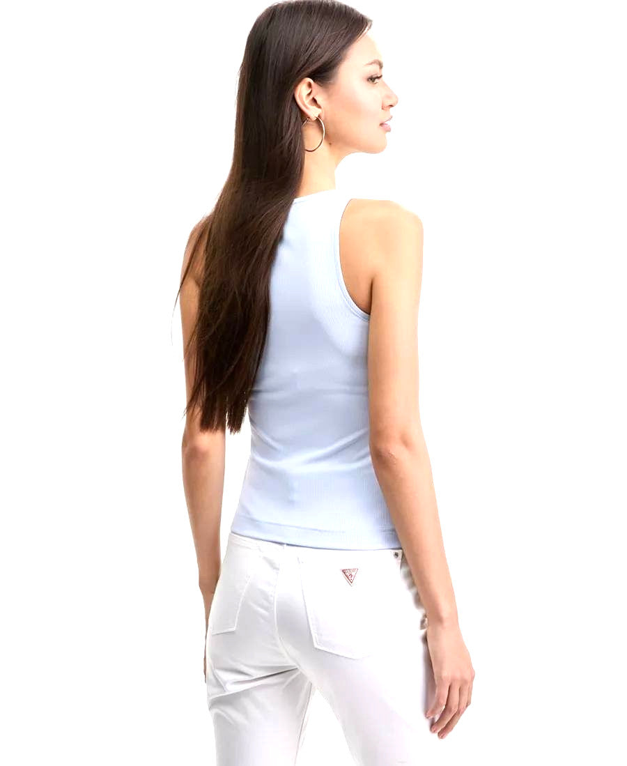 GUESS Guendalina Sleeveless Top White XL Excellent Pre‑Owned Condition msrp$39