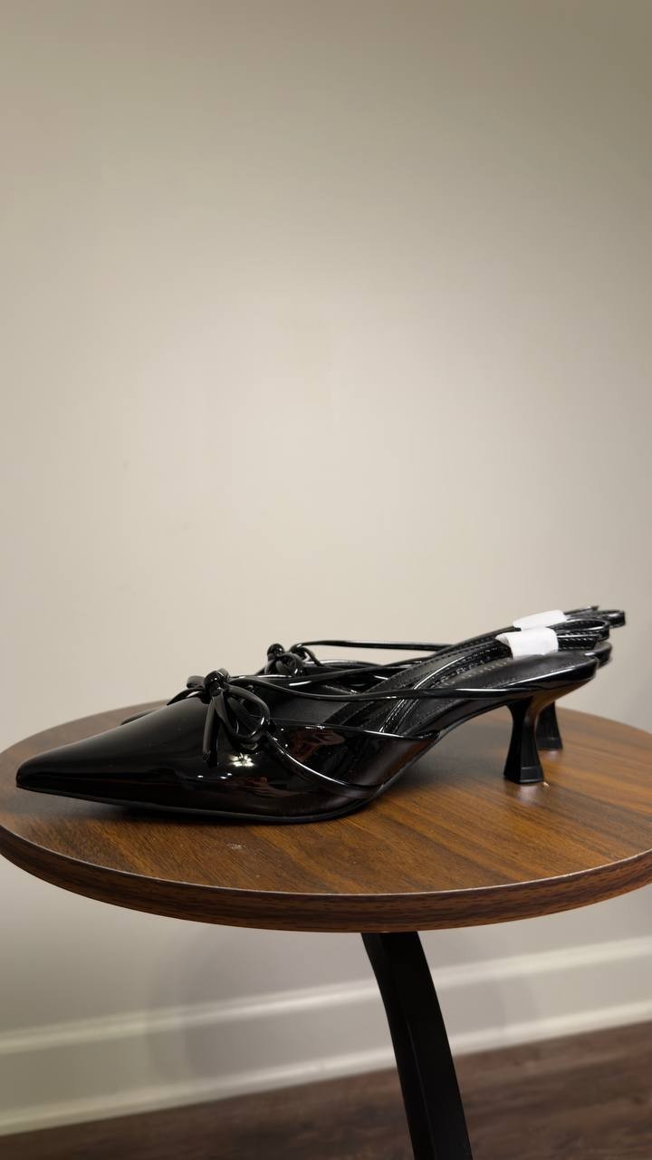 Madden  Girl  Slingback  Pumps  Black  6.5  New  $55
