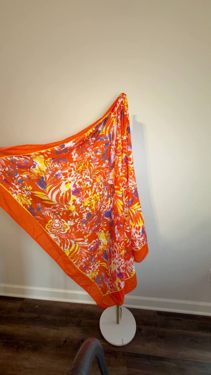 Lauren Ralph Lauren Border Pareo Island Breeze One Size NWT $120