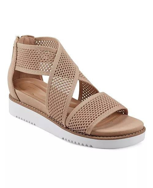 Easy Spirit Wander Lightweight Strappy Sandals Light Natural Women’s 5M NWB $79