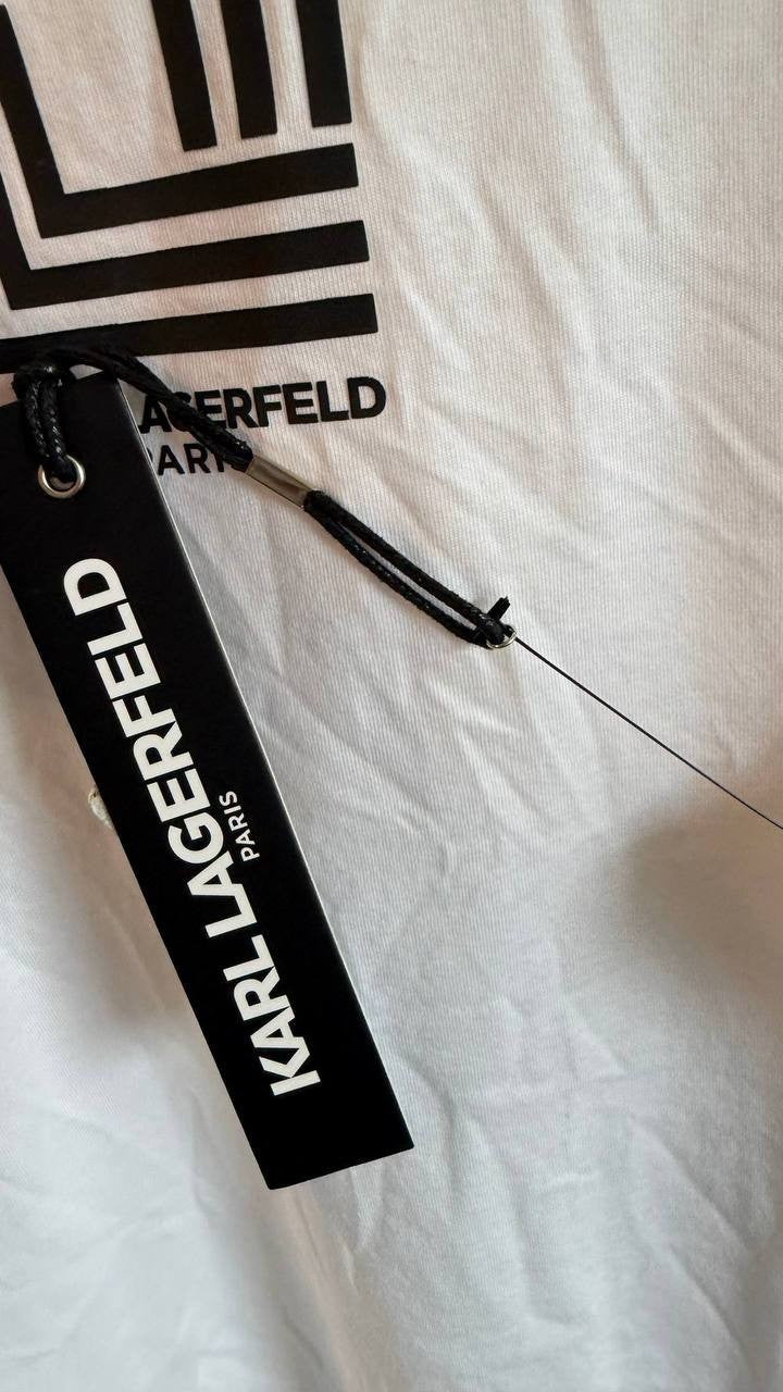 Karl Lagerfeld Paris Men’s Line‑Graphic Logo T‑Shirt XXL $59 NWT