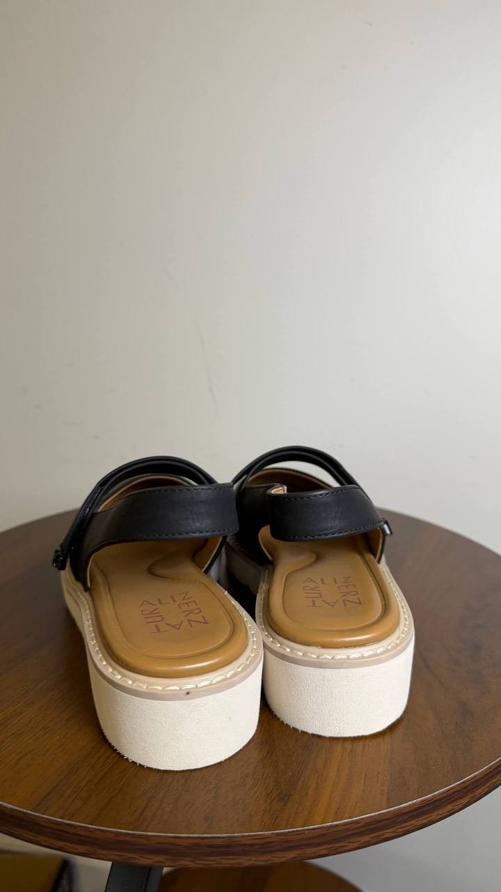 Naturalizer Edison Mary Jane Platform Slingbacks Black Women’s 5M NWB $89