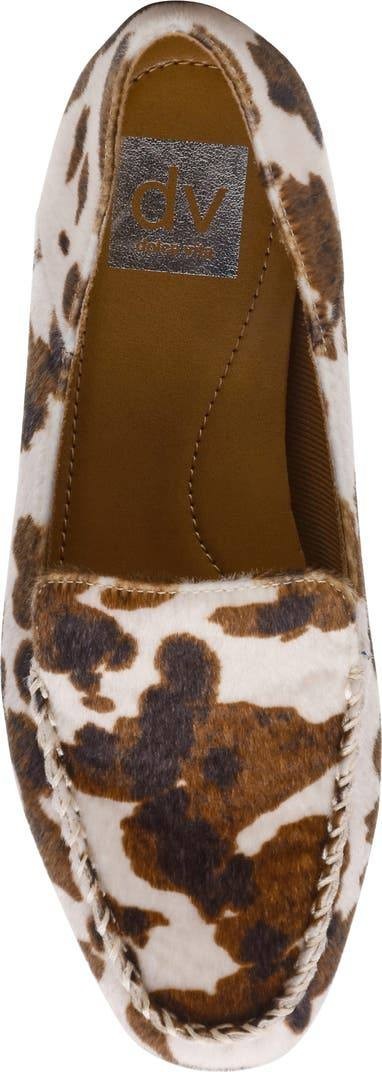 DV Dolce Vita Cow Print Loafers Size 8 NIB MSRP $65