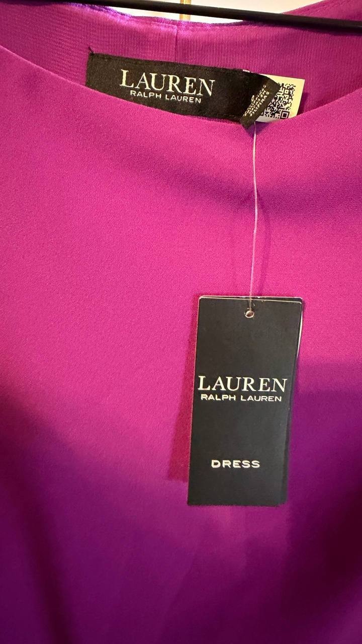 Lauren Ralph Lauren Women’s Purple Cocktail Party Dress Size 4 NWT $195