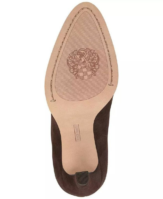 Vince Camuto Sorina Boots 7.5M Brownie Suede Knee‑High Slouchy NIB msrp$259