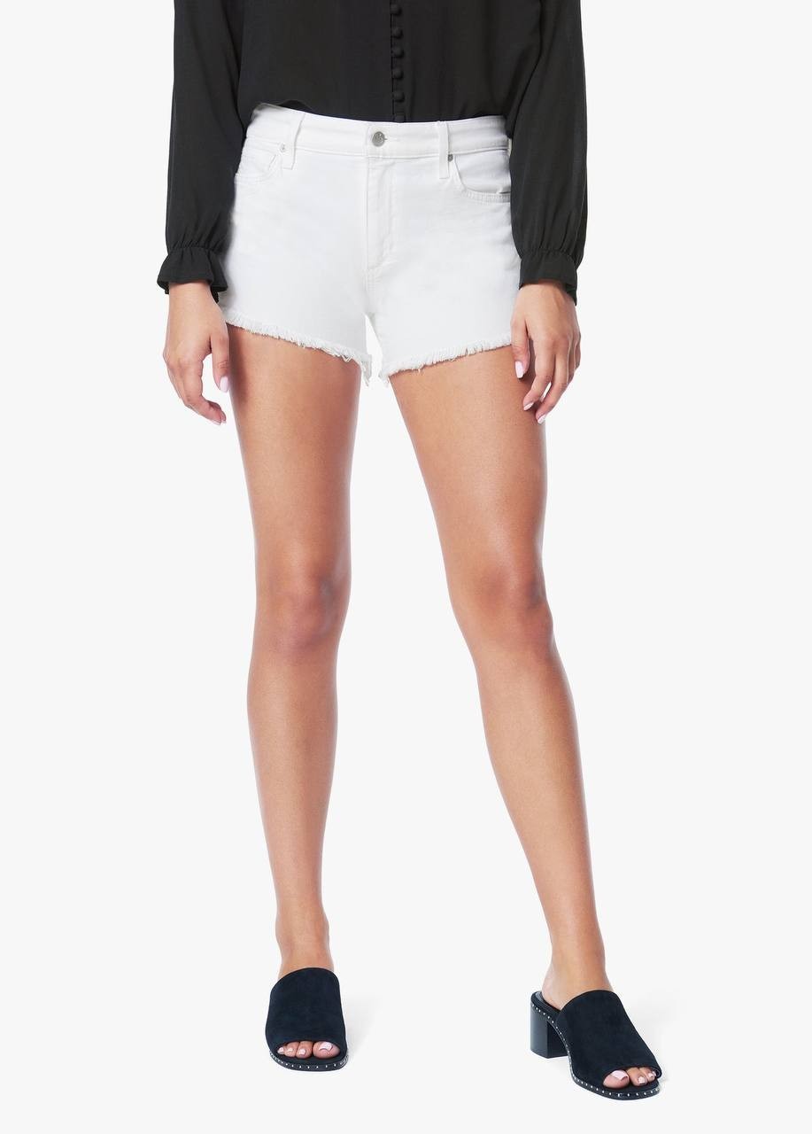 Joe's Jeans Ozzie Cutoff Shorts 5-Pocket White Size 33 Mid-Rise Denim NWT