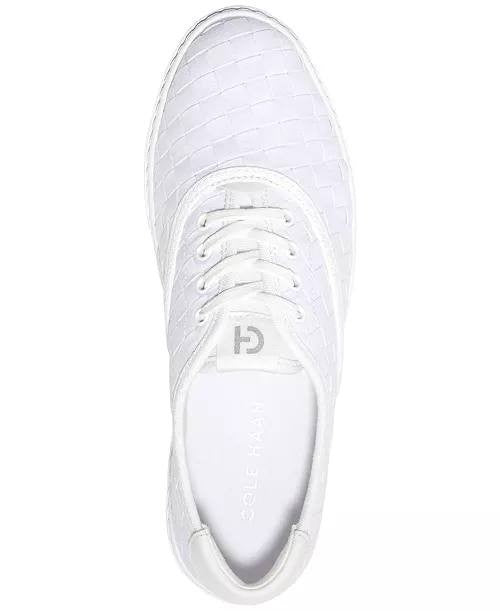 Cole Haan Women’s GrandPro Harbor Lace‑Up Sneakers – White – Size 9B –New in Box