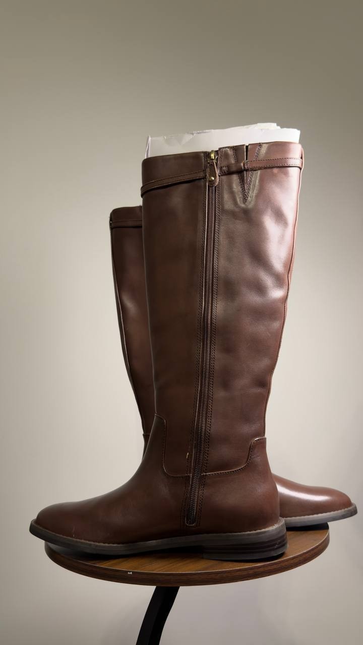 I.N.C.  Riding  Boots  Roasted  Brown  Leather  9M  New  $190