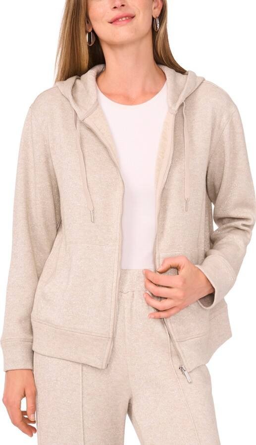 Vince Camuto Zip‑Up Hoodie & Pants Lounge Set – Size L – Pre‑Owned – $89