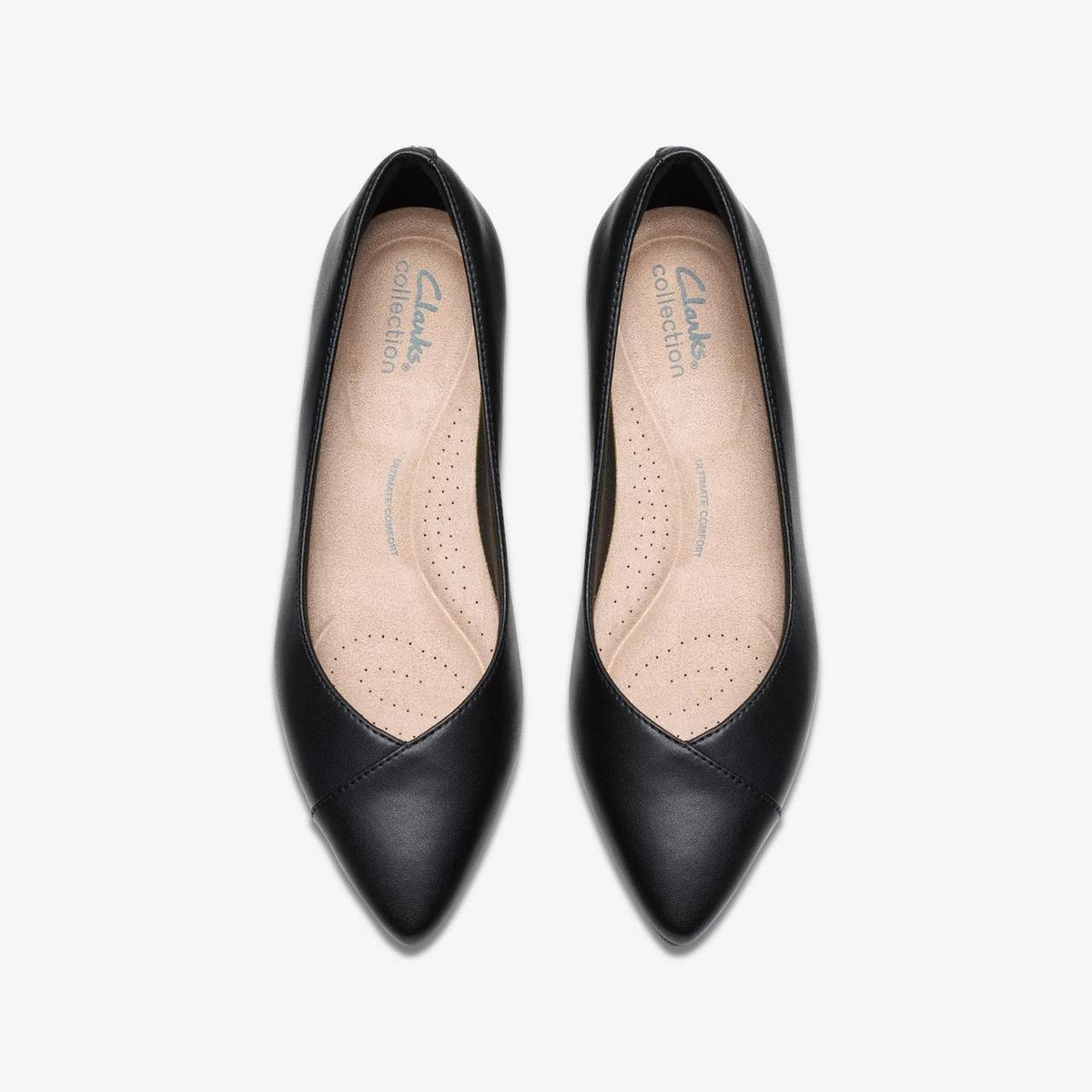 Clarks  Flats  Black  6W  New  $95