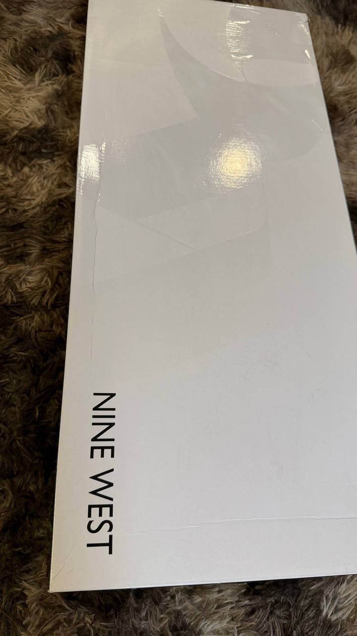 Nine West Zazz Boots 8.5M Medium Natural Leather Tall Square Toe NIB msrp$249