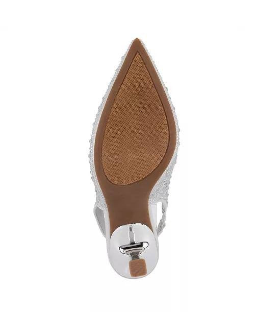 Sugar Silver Man‑Made Dress Pumps Women’s Size 9.5M – New in Box MSRP $69