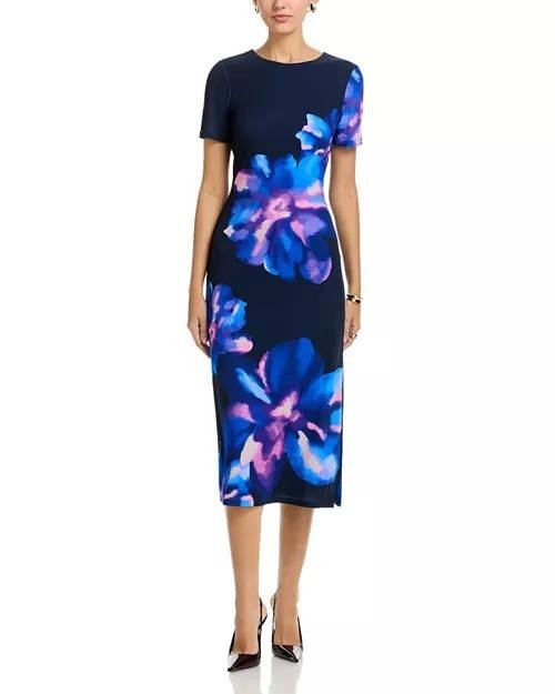 Ramy Brook Kamila Dress Navy Floral Jersey XS NWT $465