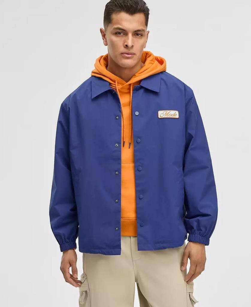 Mode of One Men’s Nylon Ripstop Coaches Jacket Blue L  NWT
