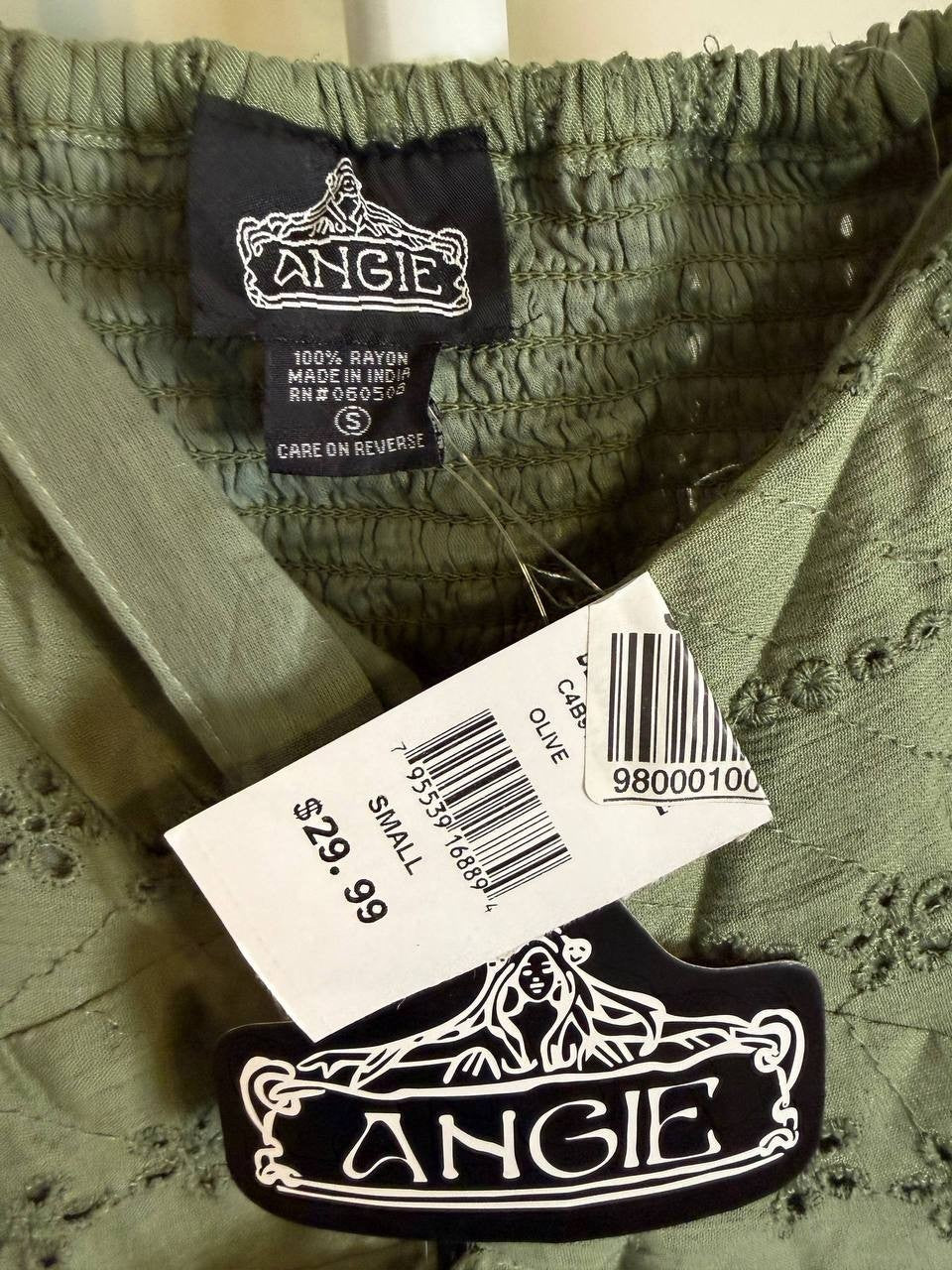 Angie Keyhole Dress – Size S – Olive– NWT – $29.99