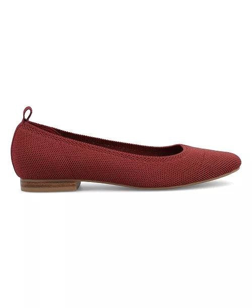 MIA Rasia Ballet Knit Round Toe Flats Red Women’s 8.5M NWB $70