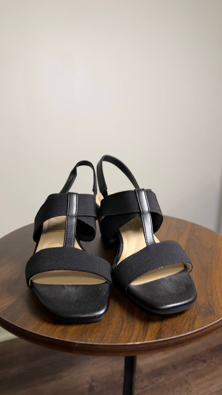 LifeStride  Slingback  Sandals  Black  7.5M  New  $90