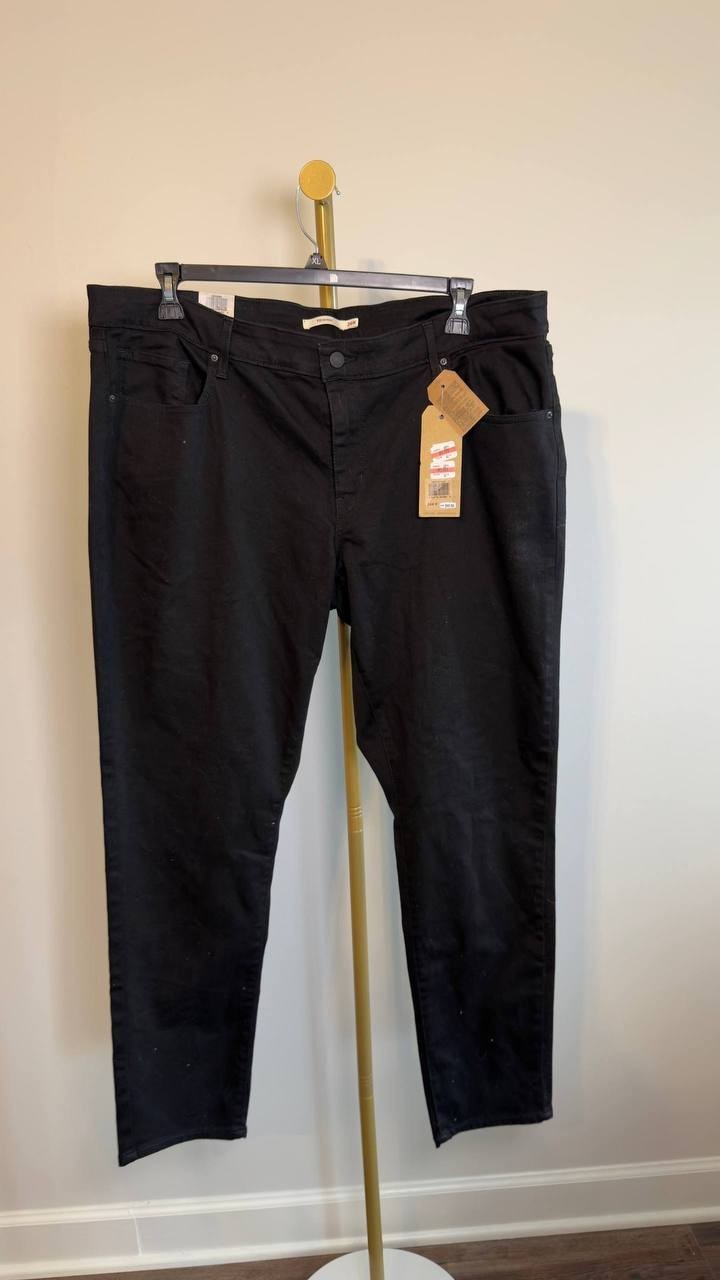 Levi’s 711 Skinny Women’s Jeans Black 24W NWT $69.50