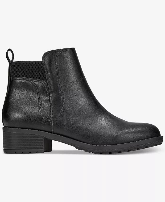 Style & Co Graciee Lug Booties Black Women’s 9 NWB Lug Sole Block Heel $69.90