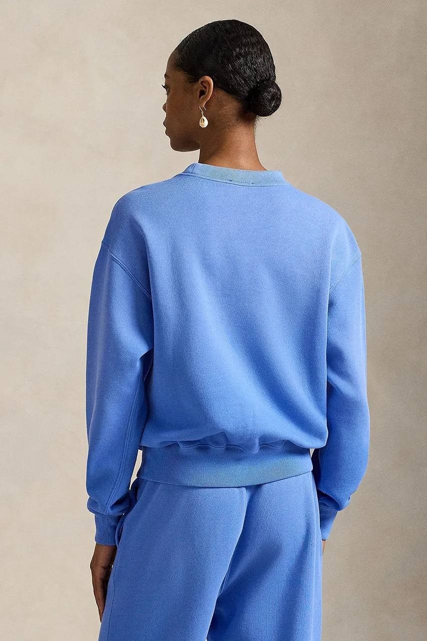 Polo Ralph Lauren Women’s Cotton Sweatshirt Classics Blue L NWT $148