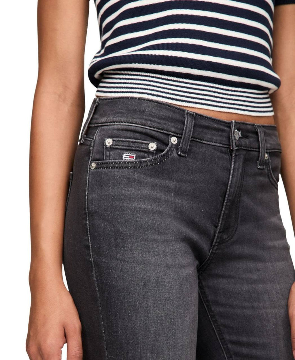 Tommy Jeans Maddie Low‑Rise Bootcut Jeans Dark Wash 30/30 NWT $118