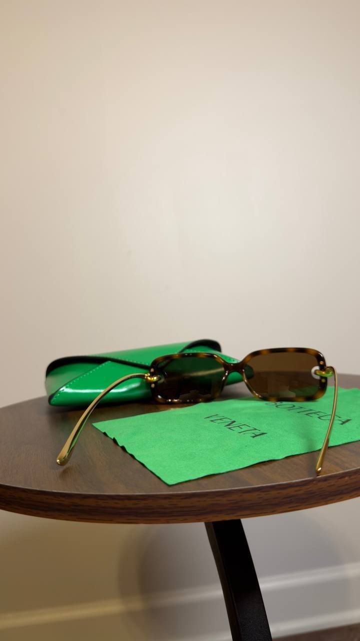 Bottega Veneta Sunglasses Havana/Brown OS NWOT $760.00