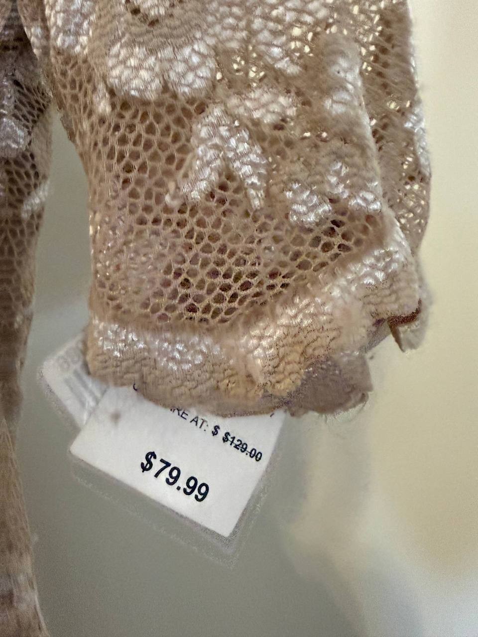 Marina Short‑Sleeve Lace Dress – Sizes S & M – NWT – $79.99