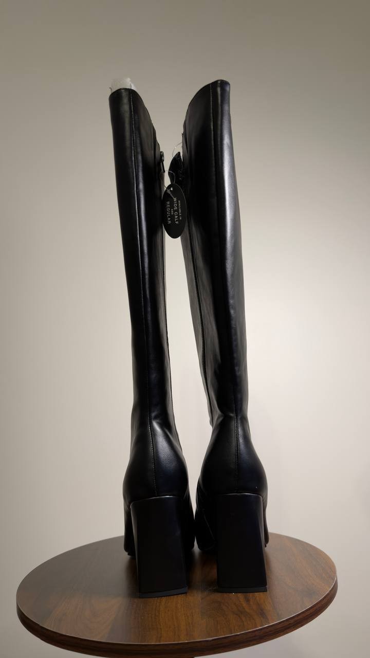 Wild  Pair  Islah  Block‑Heel  Dress  Boots  Black  11  New  No  Box  $99