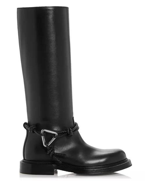 Bottega  Veneta  James  Boot  Black  Leather  36  New  $2150