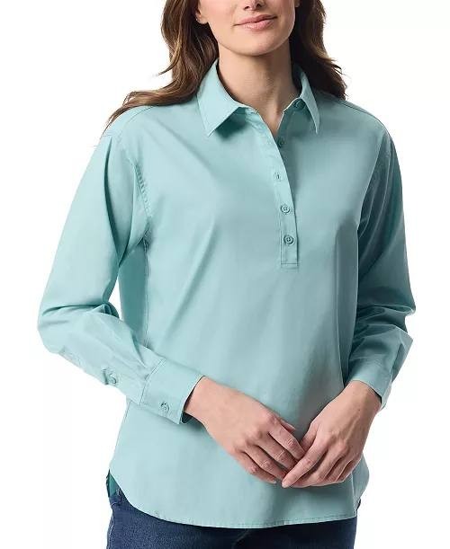 Gloria Vanderbilt Amanda Cotton Pullover Shirt – Size S – NWT – $48