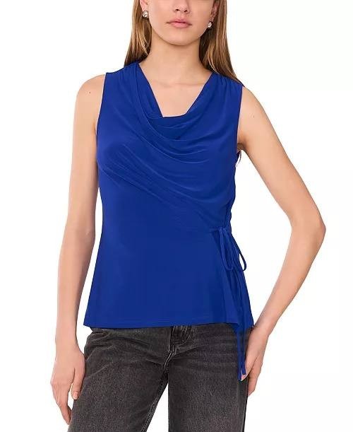 Sam & Jess Sleeveless Side‑Tie Top – Size L – NWT – $29